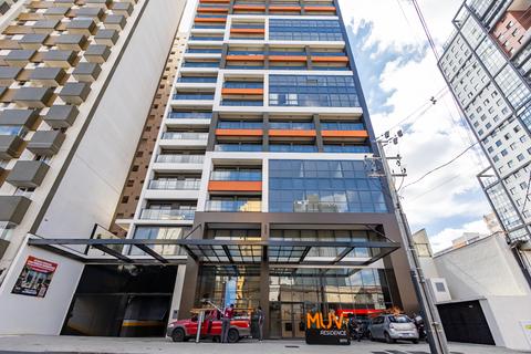 Apartamento para locacao no Centro em Curitiba com 28,5m² por R$ 3.800,00